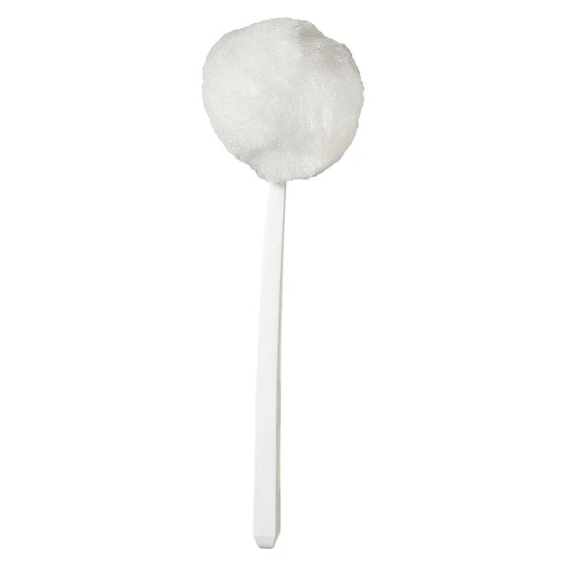Bristles Toilet Bowl Mop Plastic Acrylic White Round 1/Each