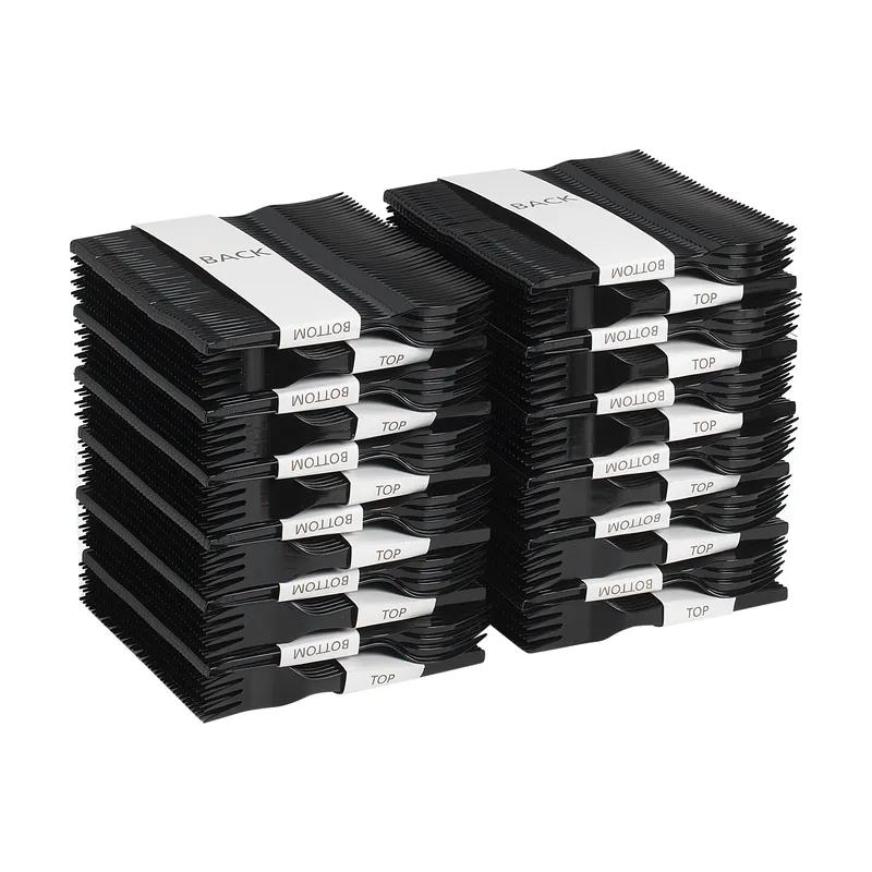 Dixie® Ultra SmartStock® Series-O Fork PS Black Medium Weight Refill 40 Count/Pack 24 Packs/Case 960 Count/Case