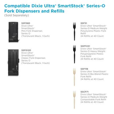 Dixie® Ultra SmartStock® Fork PS Black Medium Weight 960/Case