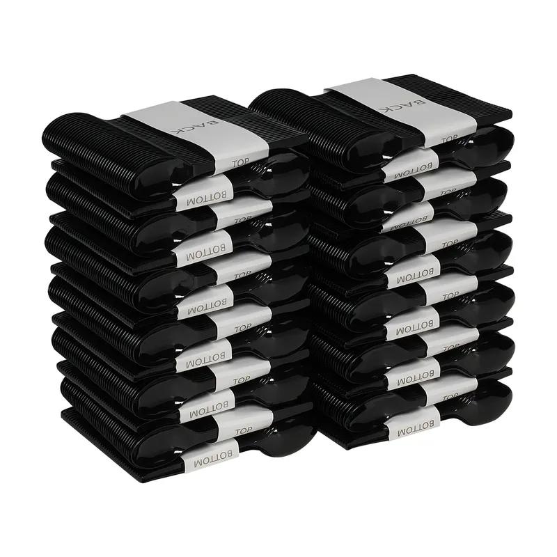 Dixie® Ultra SmartStock® Series-O Spoon PS Black Medium Weight Refill Combo 40 Count/Pack 24 Packs/Case 960 Count/Case