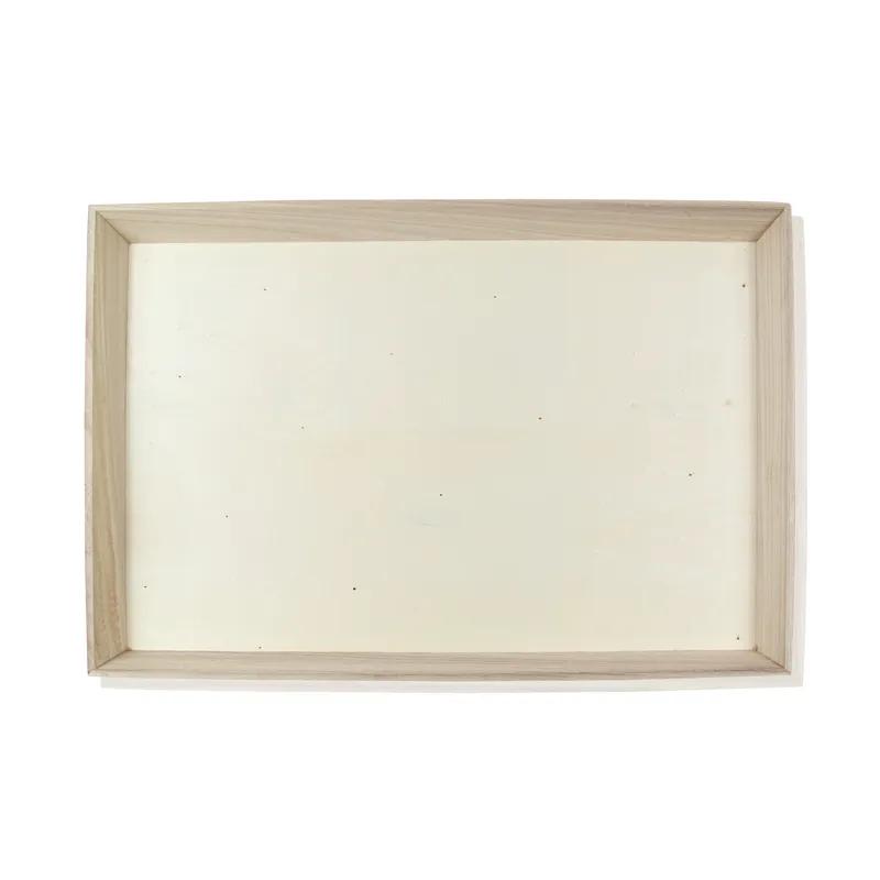 Serving Tray Base 22.7X15.7X1.75 IN Wood Microwave Safe Grease Resistant 10 Count/Case