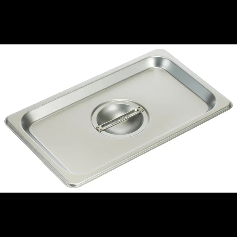 Food Pan Cover 1/4 Size Rectangle 18/8 Stainless Steel Solid 72 Packs/Case