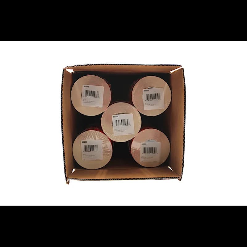 2/$1.00 Price Label 1.25 IN Black Fluorescent Red Circle 1000 Count/Roll 50 Rolls/Case 50000 Count/Case