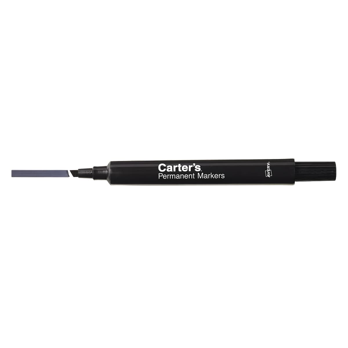 Carter's® Permanent Marker Large (LG) Black Chisel Tip 12/Pack