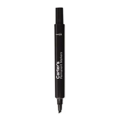 Carter's® Permanent Marker Large (LG) Black Chisel Tip 12/Pack