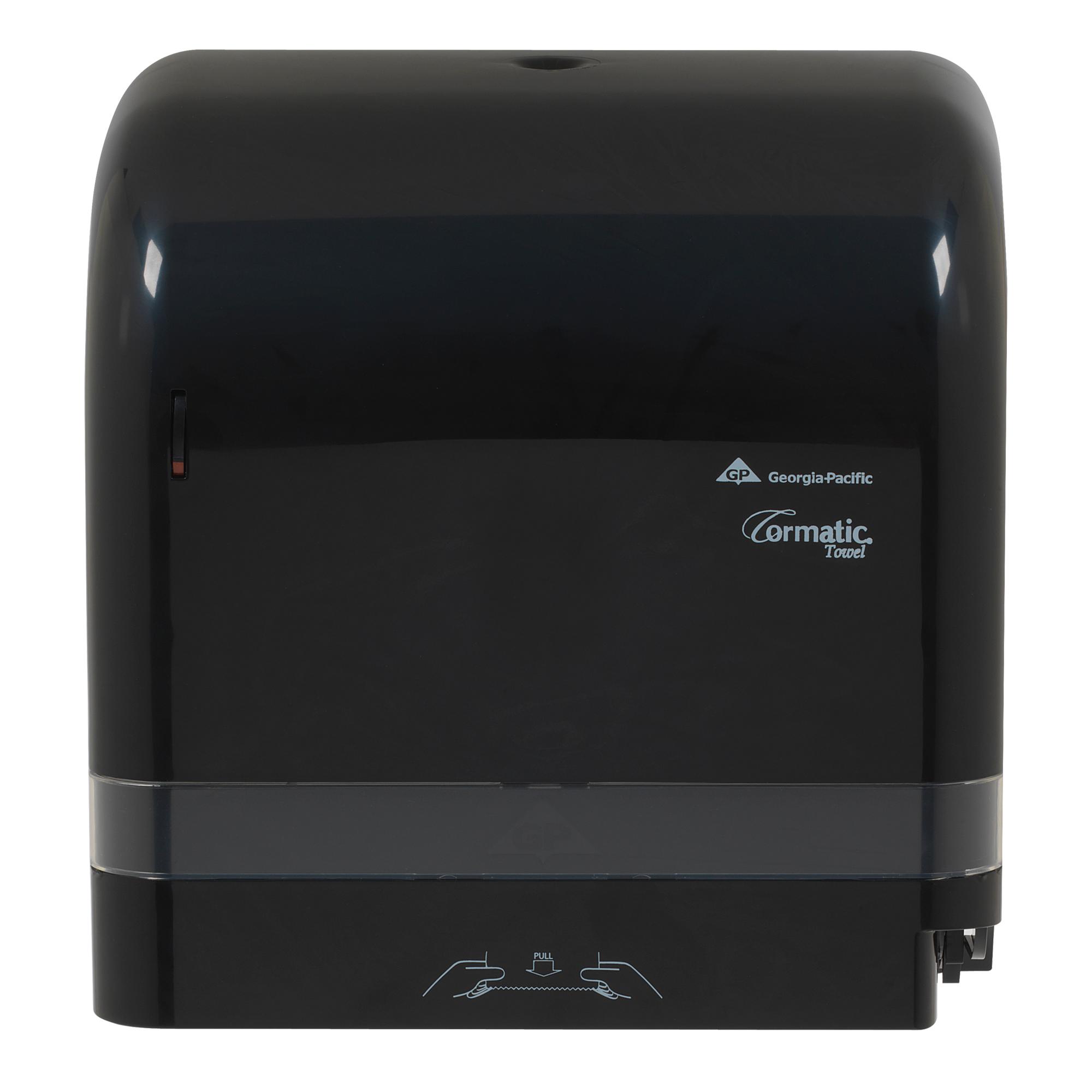 Cormatic® Paper Towel Dispenser 9.20X13.80X13.60 IN Plastic Black Mechanical High Capacity 1/Each