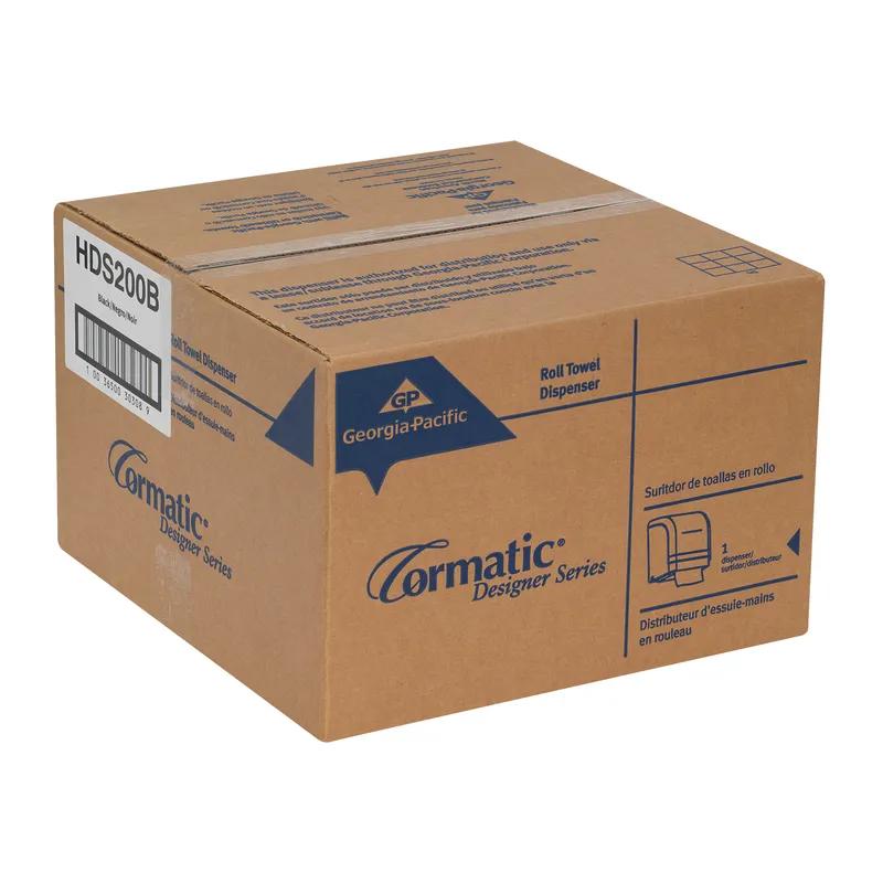 Cormatic® Paper Towel Dispenser 9.20X13.80X13.60 IN Plastic Black Mechanical High Capacity 1/Each