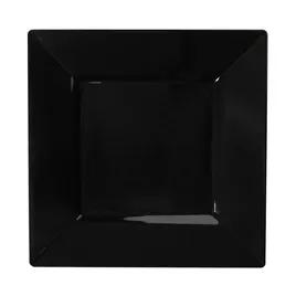 Plate 9.5 IN Plastic Black Square 120/Case