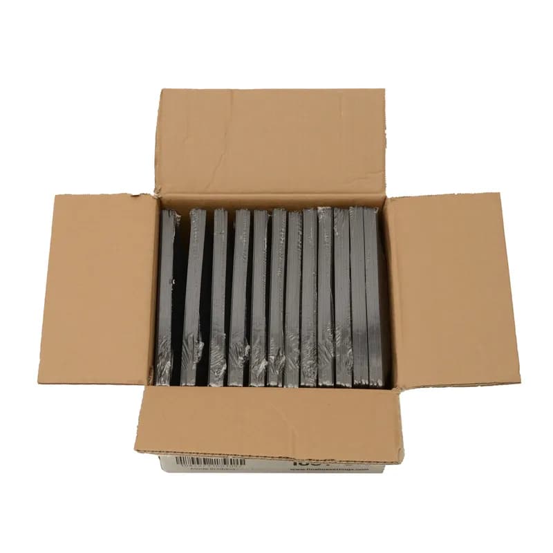 Plate 9.5 IN Plastic Black Square 120/Case