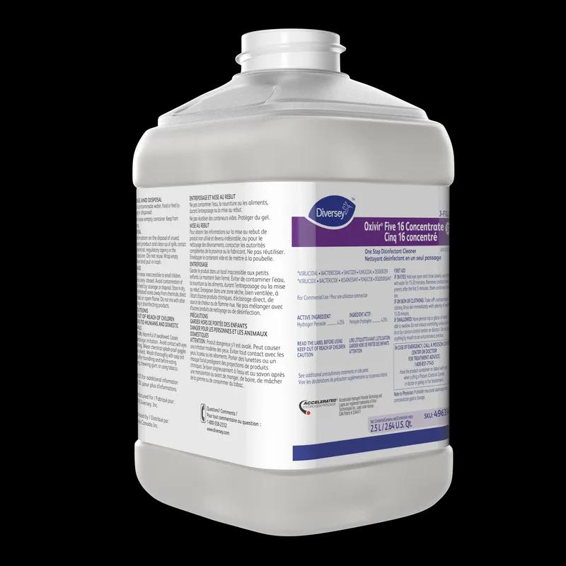 Oxivir® Five 16 One-Step Disinfectant 2.5 L Multi Surface Liquid Concentrate Accelerated Hydrogen Peroxide (AHP®) For J-Fill® 2/Case