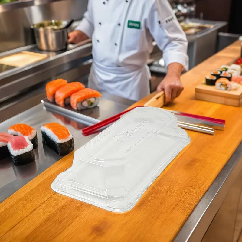 Lid XL 8.333X3.5X0.9 IN PET For Sushi Tray 200/Case