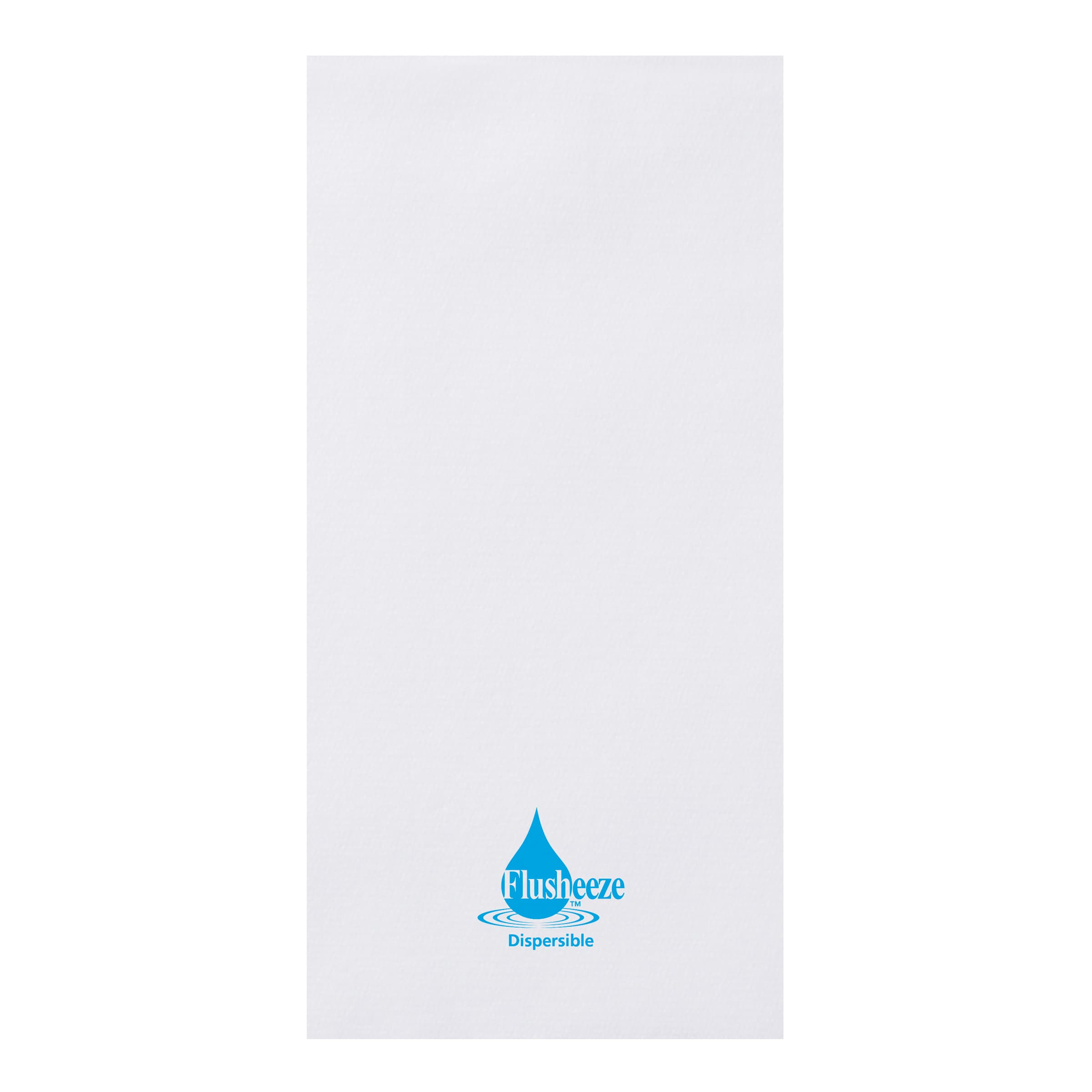 Flusheeze Folded Guest Towel 8.5X4 IN DRC White Flushable Dispersible 500 Sheets/Pack