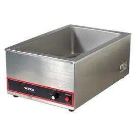 Food Pan Warmer 14.63X22.5X9.375 IN Stainless Steel 120V 1200 Watts Electric 20IN x 12IN Opening Portable 1/Each
