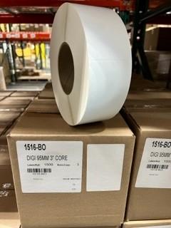DIGI 1516-BO Digi DPS6000 Blank Scale Label 2.3622X3.74016 IN Square Wound Out 4500/Case