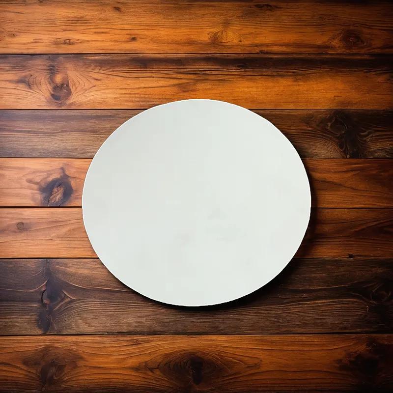Cake Board 11 IN Corrugated Paperboard White Round 250/Case