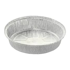 Take-Out Container Base 8 IN Aluminum Silver Round 500/Case