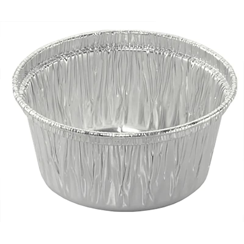 Souffle & Portion Cup 4 OZ Aluminum Silver Round 1000/Case
