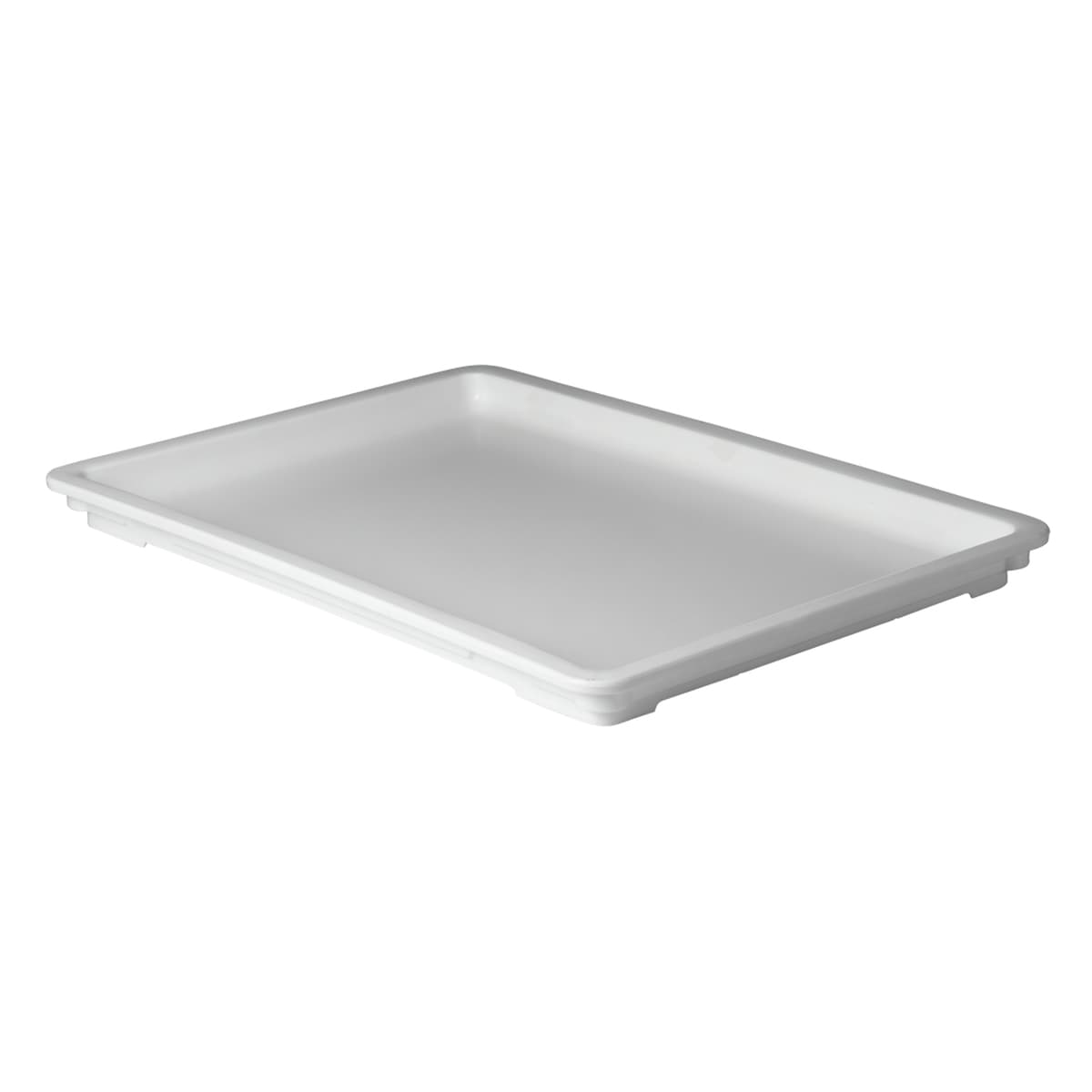Dough Cover Storage Box 25.62X18X1.625 IN White PP 1/Each