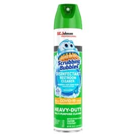 Scrubbing Bubbles® Restroom Cleaner 25 FLOZ Multi Surface Heavy Duty Aerosol Antibacterial 12/Case