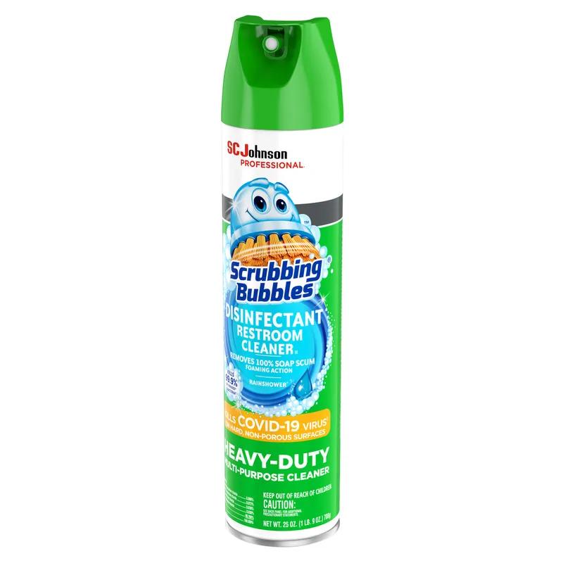 Scrubbing Bubbles® Restroom Cleaner 25 FLOZ Multi Surface Heavy Duty Aerosol Antibacterial 12/Case