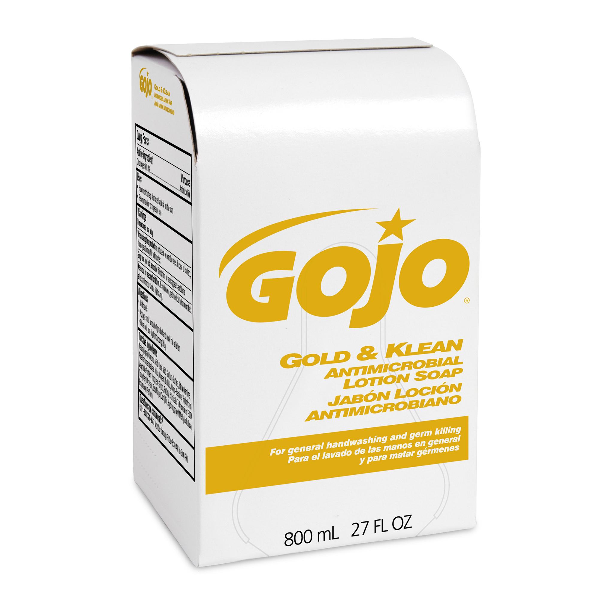 GOJO® Hand Soap Liquid 800 mL 3.62X3.62X5.75 IN Citrus Scent Refill Bag-in-Box For Accent 800 12/Case