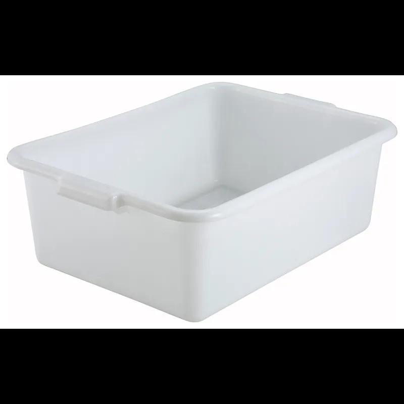 Dish Box 21.5X15X7 IN White Plastic Standard 1/Each