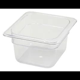 Food Pan 1/6 Size 6.875X6.375X3.875 IN Square PC 1/Each