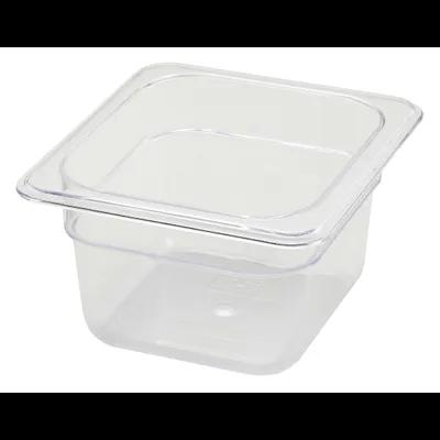 Food Pan 1/6 Size 6.875X6.375X3.875 IN Square PC 1/Each