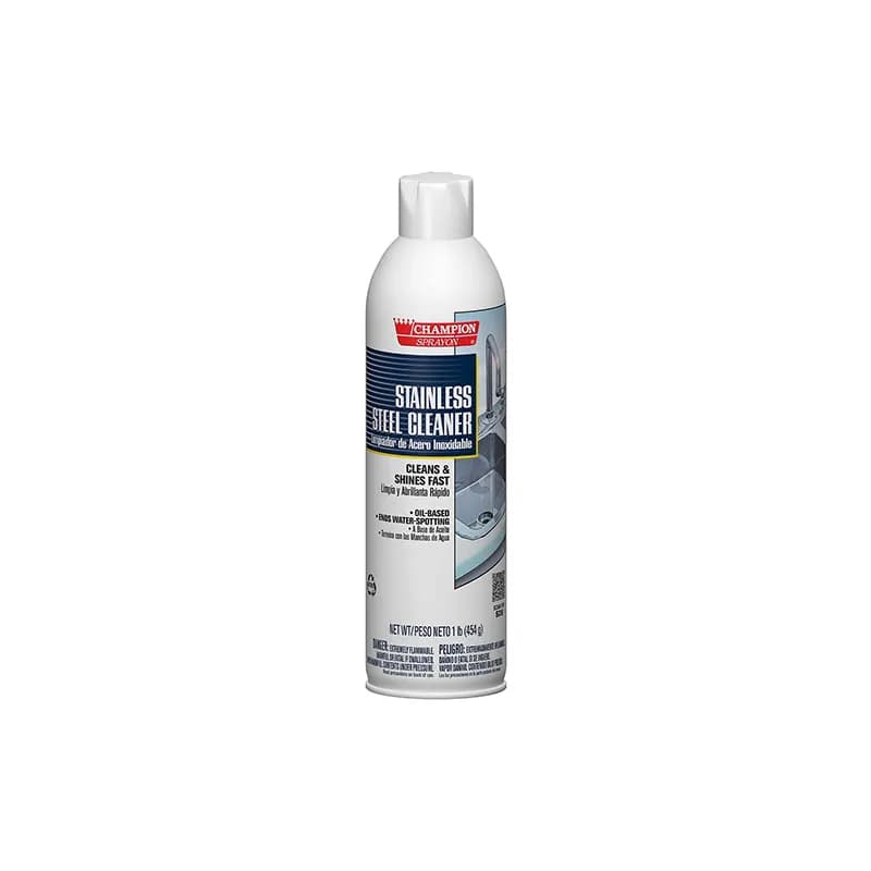 Champion Sprayon® Stainless Steel Cleaner 16 OZ Aerosol Oil-Based 12/Case