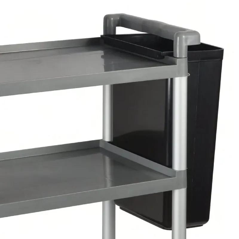 Trash Can 13.19X9.65X22.05 IN Black Plastic For UC-2415 & UC-3019 1/Each