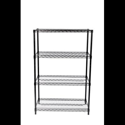 Shelf 72X24 IN Metal Wire Black 1/Each