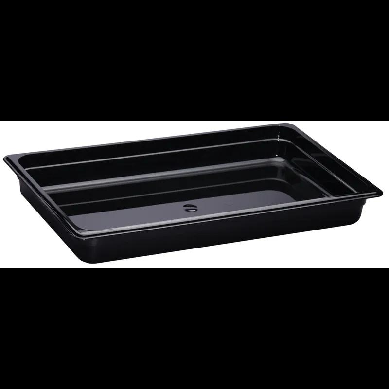 Camwear® Inpan Food Pan Full Size 2 IN Black 1/Each