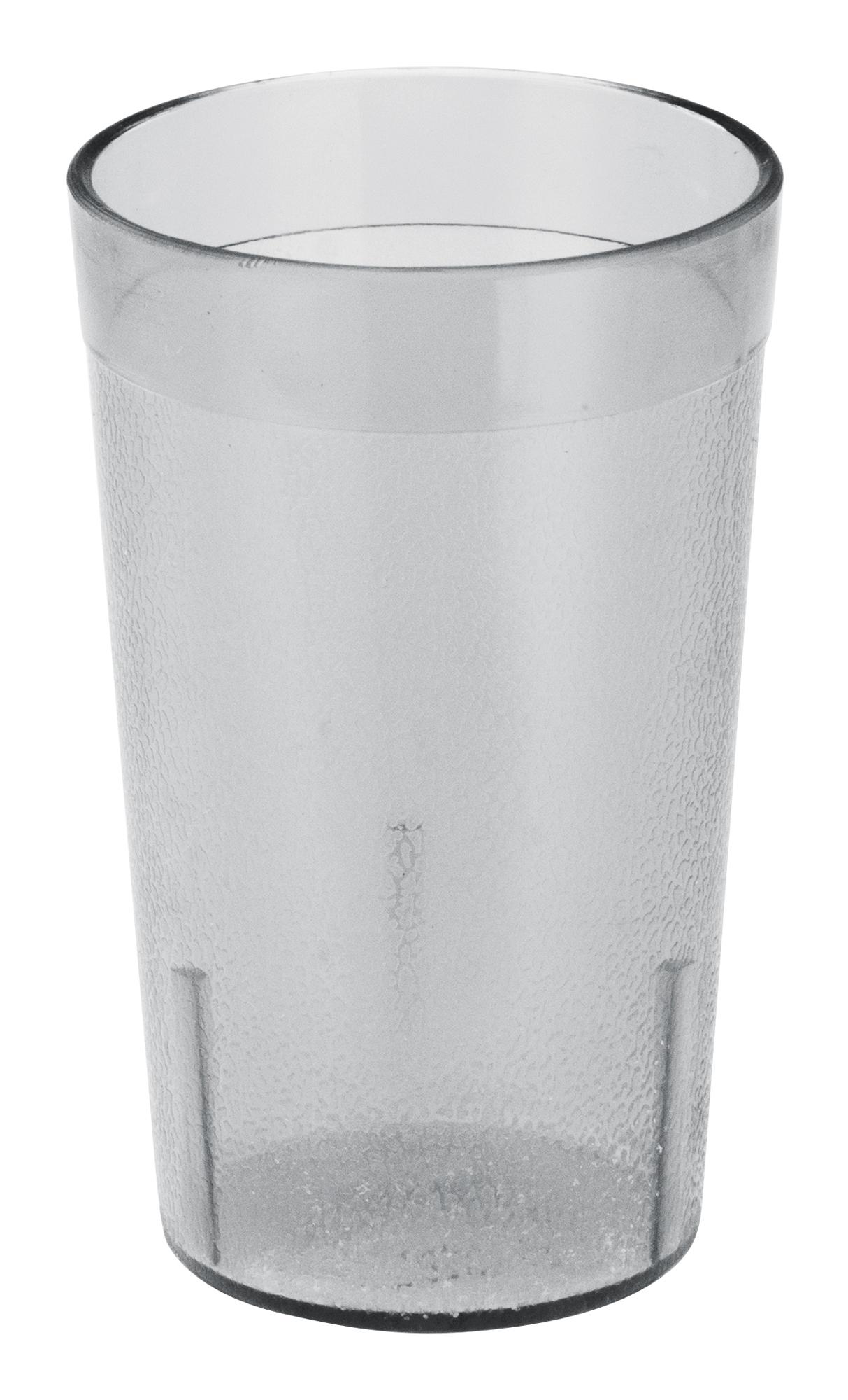 Cup Tumbler 5 OZ Plastic Clear Pebbled 12/Dozen