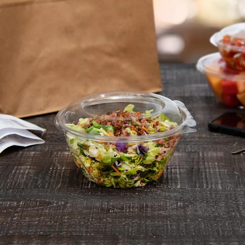 Dart® Safeseal™ Lid Dome 7X3.8X4 IN PET Clear For 32 OZ Bowl Freezer Safe 50 Count/Bag 3 Bags/Case 150 Count/Case