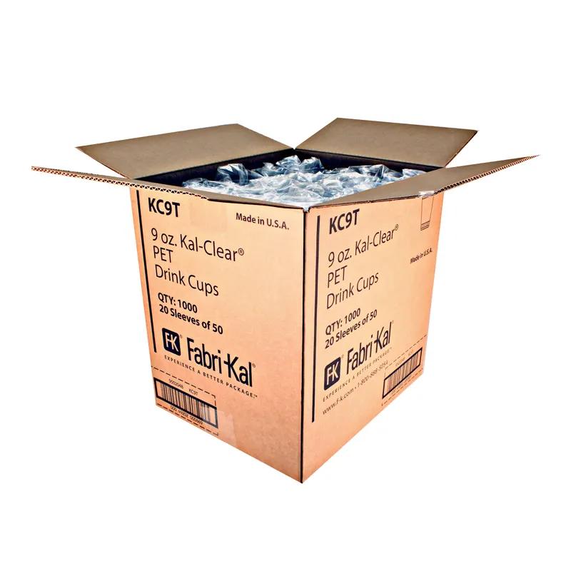 Kal-Clear Cold Cup Tall 9 OZ PET Clear 1000/Case