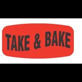 Take & Bake Label 1000/Roll