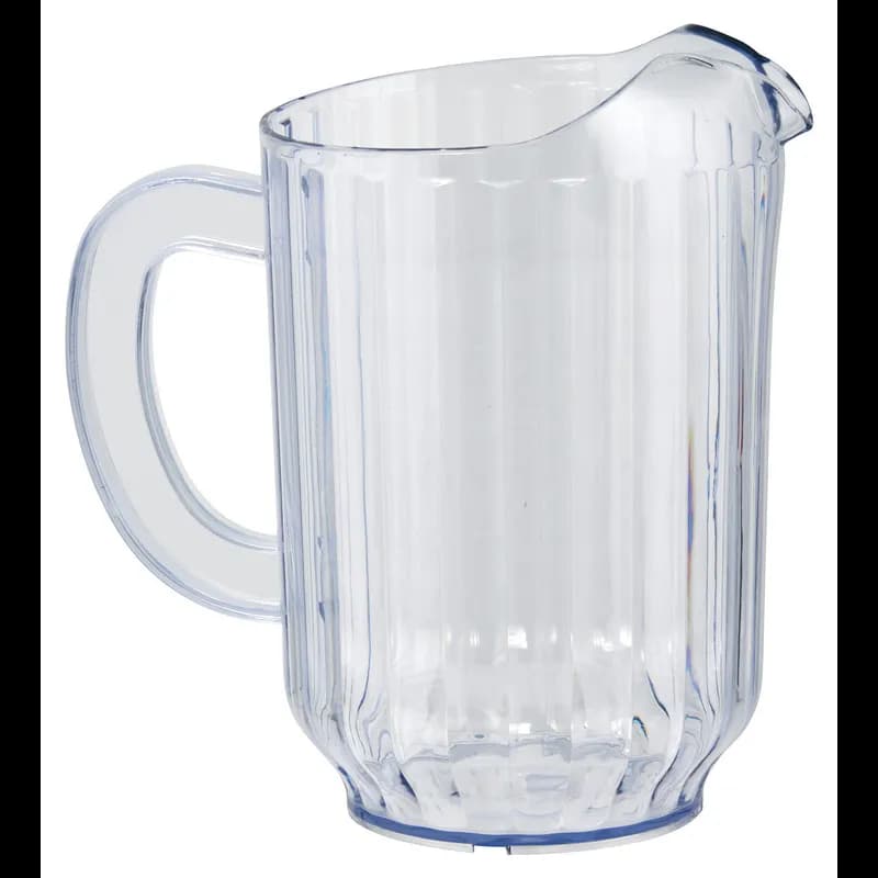 Beverage Pitcher 7.5X5X7.75 IN 60 OZ Plastic Clear Break Resistant 4/Pack