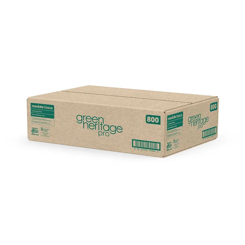 Green Heritage Pro Toilet Paper & Tissue Roll 2PLY White Jumbo (JRT) 12 Rolls/Case