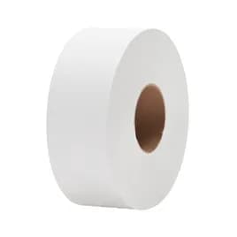 Green Heritage Pro Toilet Paper & Tissue Roll 1000 FT 2PLY White Jumbo (JRT) 9IN Roll 12 Rolls/Case