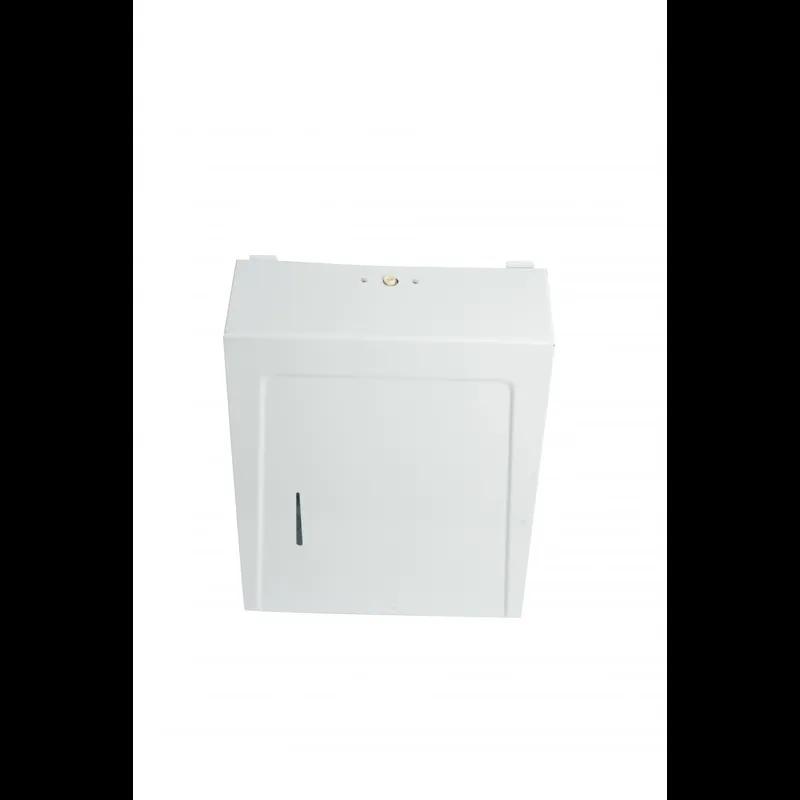 Paper Towel Dispenser Metal Wall Mount White C-Fold Multifold 1/Each
