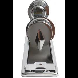 Toilet Paper Dispenser 6X4X2.75 IN Stainless Steel Wall Mount Silver 1-Roll Standard Open 1/Each