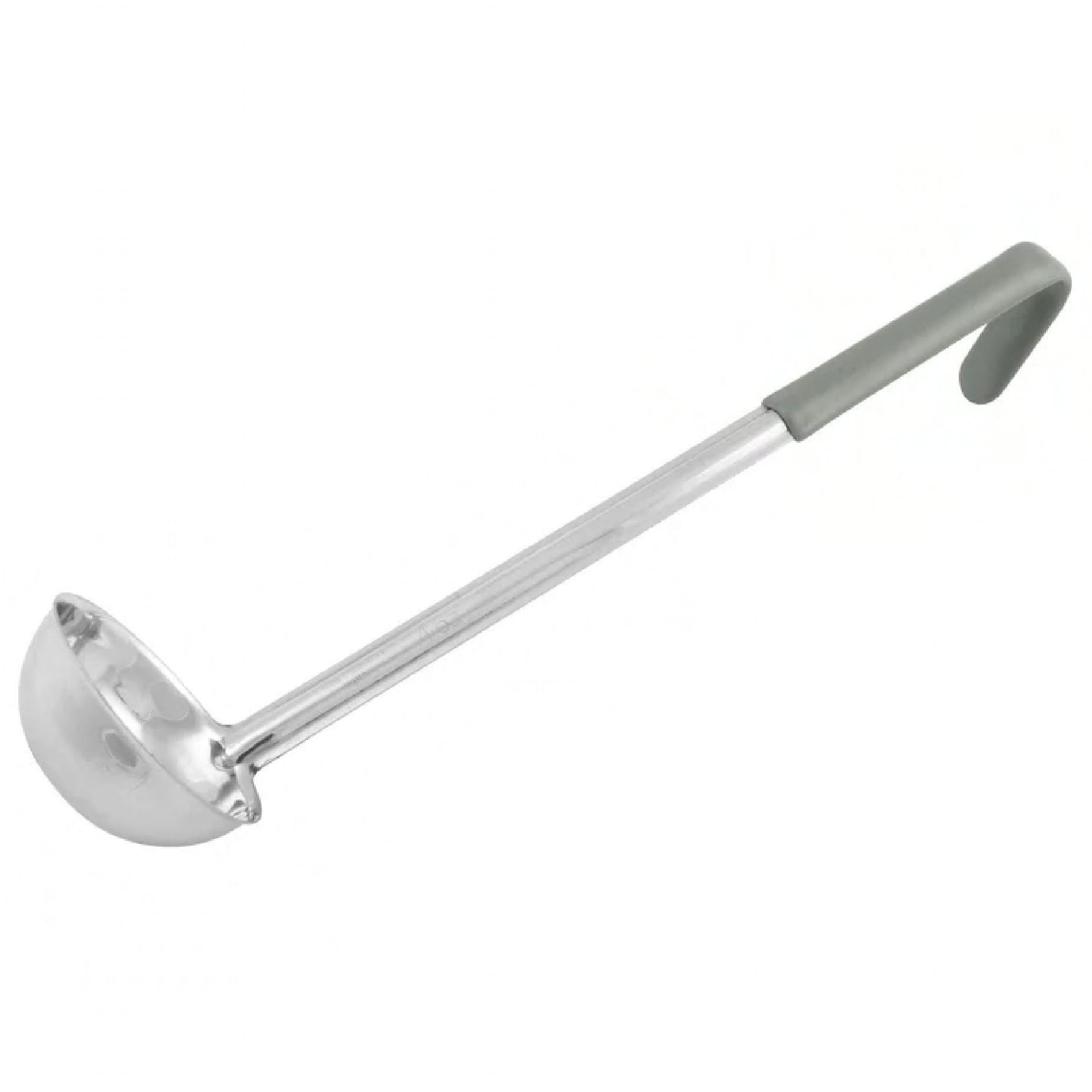 Prime Ladle 4 OZ Stainless Steel Gray 1-Piece 1/Each
