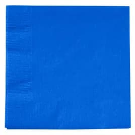 Beverage Napkins 10X10 IN Cobalt Paper 2PLY 1/4 Fold Embossed 50 Count/Pack 12 Packs/Case 600 Count/Case
