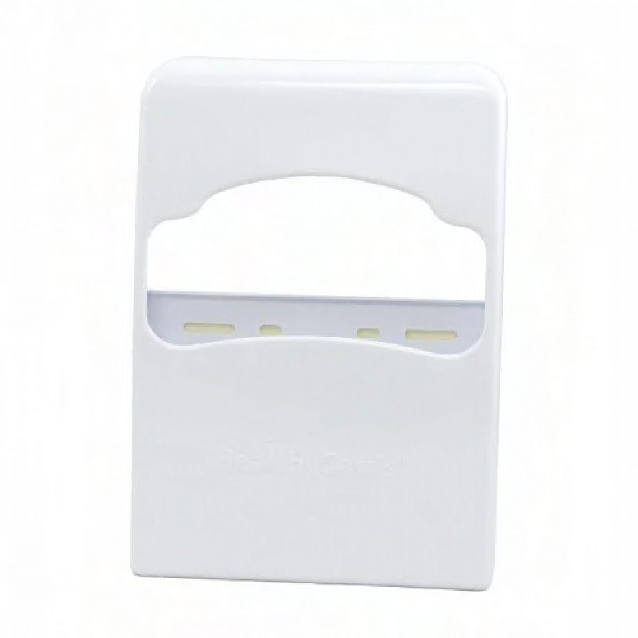 Health Gards® Toilet Seat Cover Dispenser HIPS Wall Mount White Holds 1 Sleeve of 200 Quarter Fold Seat Covers 1/Each