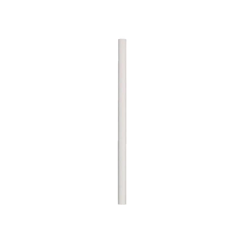 Aardvark® Colossal & Boba Straw 8.5 IN Plastic White Unwrapped 1480/Case