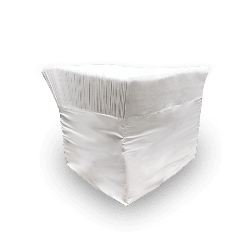 Dinner Napkins 16X17 IN White 1PLY 4000/Case
