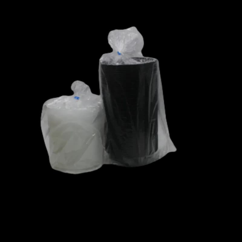 Take-Out Container Base & Lid Combo 24 OZ Plastic Black Round 150/Case