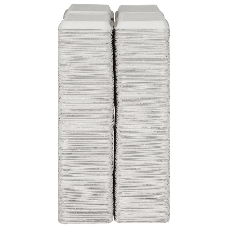 StrongHolder® Take-Out Container Base 6X8 IN Molded Fiber Beige Rectangle 500/Case