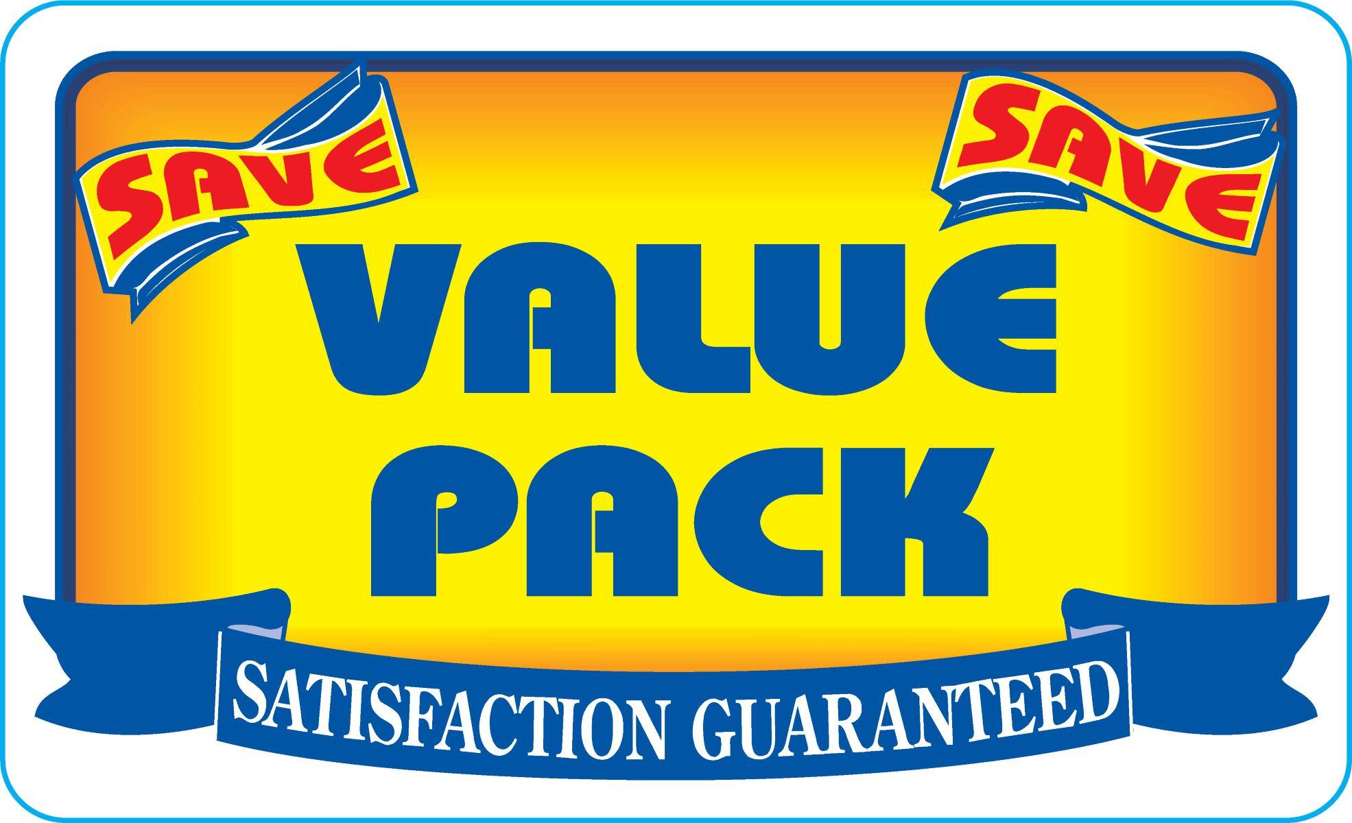 Value Pack Save Meat Value Family Label 2.2X3.6 IN Yellow Red Blue 500 Count/Roll 20 Rolls/Case 10000 Count/Case