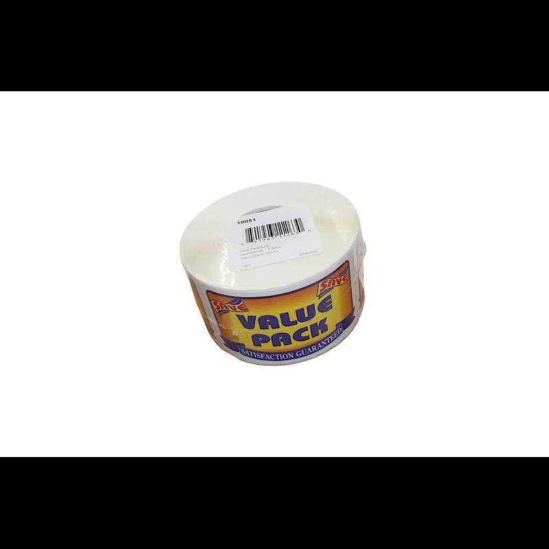 Value Pack Save Meat Value Family Label 2.2X3.6 IN Yellow Red Blue 500 Count/Roll 20 Rolls/Case 10000 Count/Case